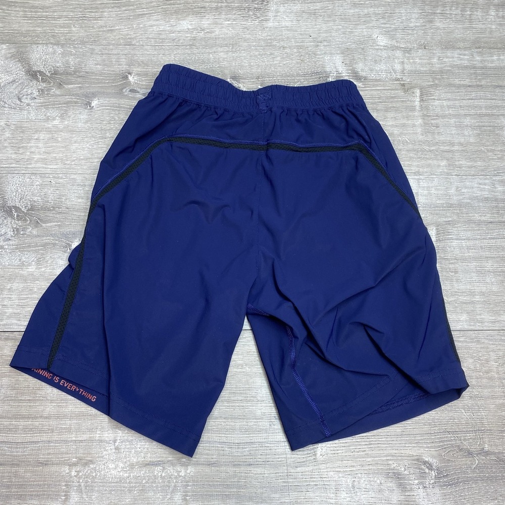 Rhone Shorts Mens Small Blue Athletic Training Running Drawstring Zip Pocket